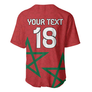Custom Morocco Heritage Football Baseball Jersey Road To Champion