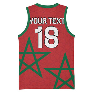 Custom Morocco Heritage Football Basketball Jersey Road To Champion