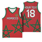 Custom Morocco Heritage Football Basketball Jersey Road To Champion