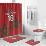 Custom Morocco Heritage Football Bathroom Set Road To Champion