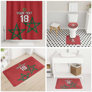 Custom Morocco Heritage Football Bathroom Set Road To Champion