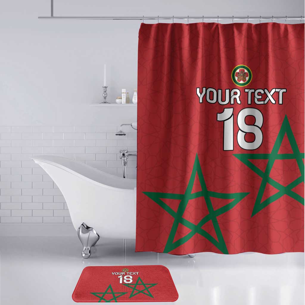 Custom Morocco Heritage Football Bathroom Set Road To Champion