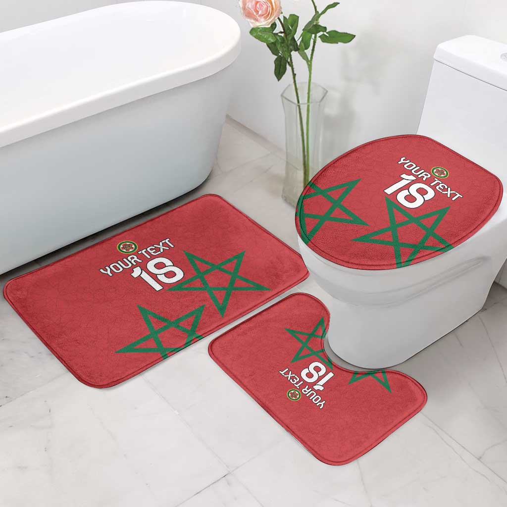 Custom Morocco Heritage Football Bathroom Set Road To Champion
