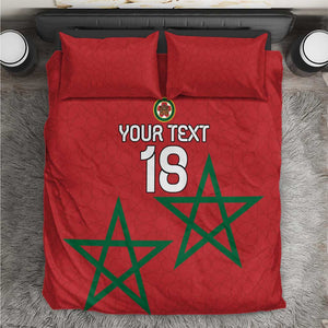 Custom Morocco Heritage Football Bedding Set Road To Champion