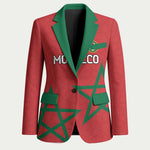 Custom Morocco Heritage Football Blazer Road To Champion