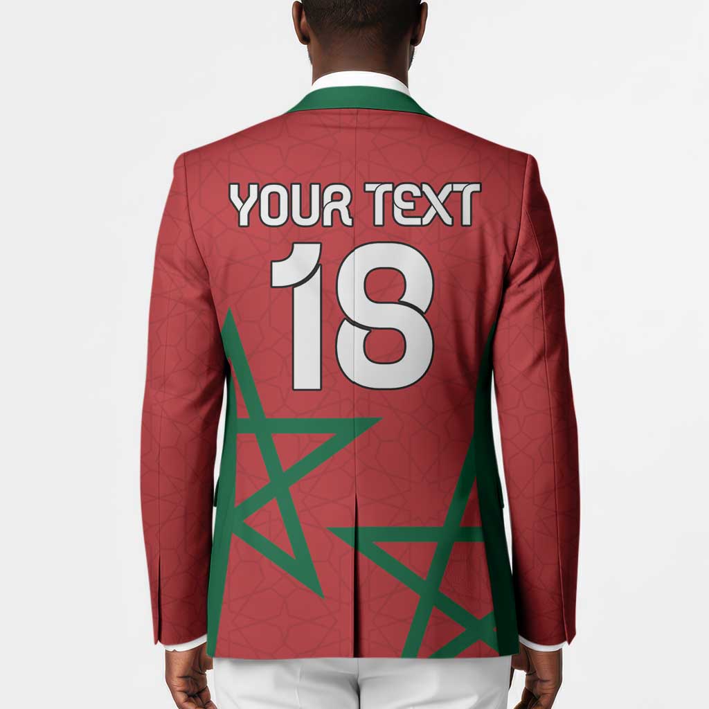 Custom Morocco Heritage Football Blazer Road To Champion