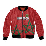 Custom Morocco Heritage Football Bomber Jacket Road To Champion
