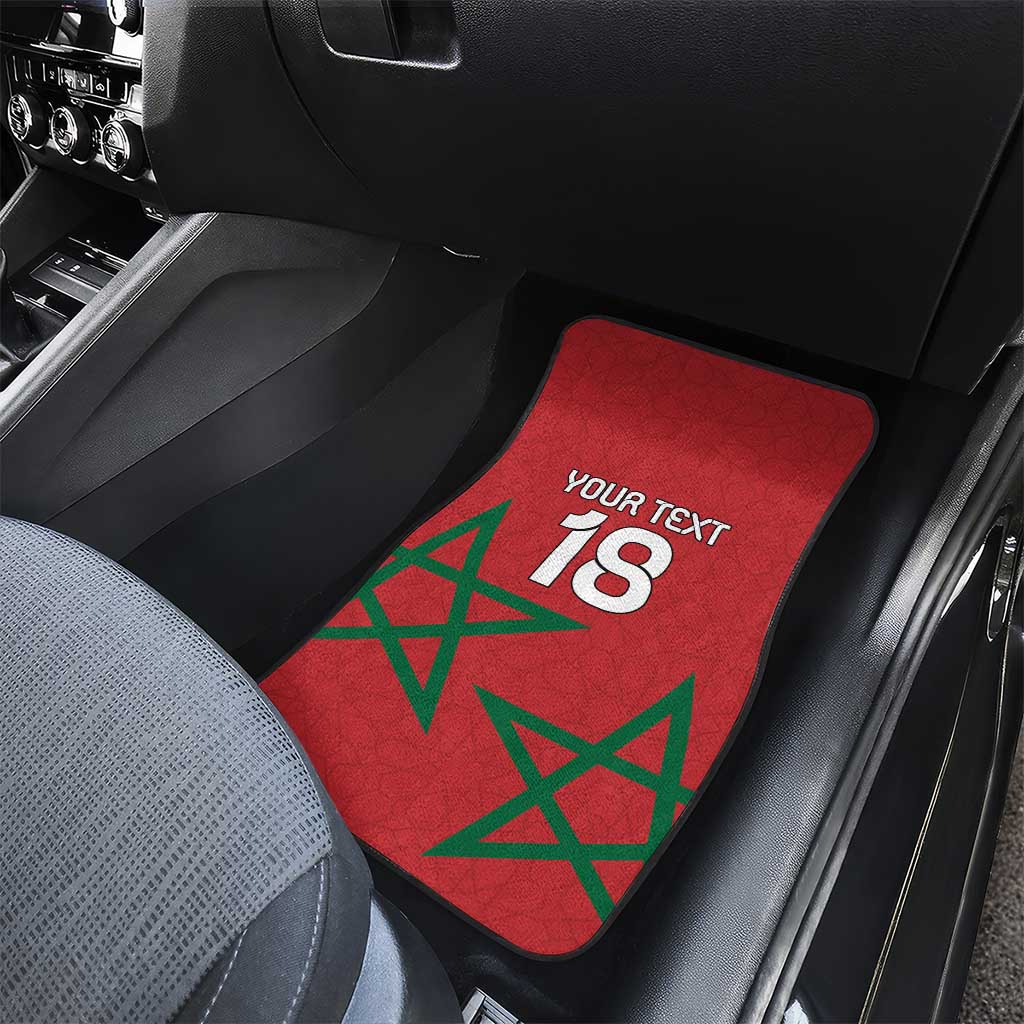 Custom Morocco Heritage Football Car Mats Road To Champion