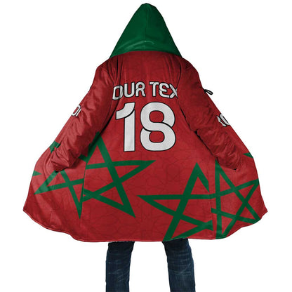 Custom Morocco Heritage Football Cloak Road To Champion