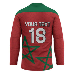 Custom Morocco Heritage Football Hockey Jersey Road To Champion