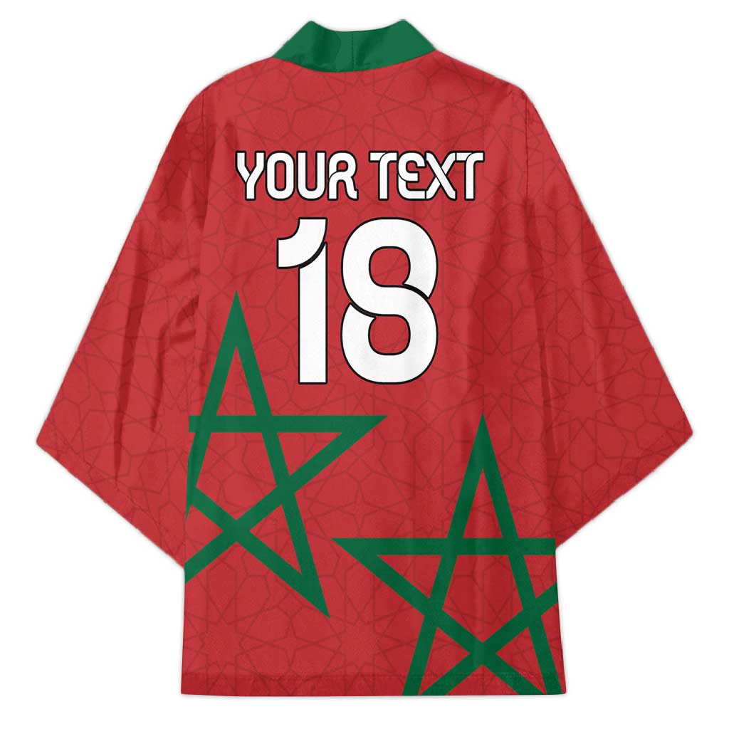 Custom Morocco Heritage Football Kimono Road To Champion