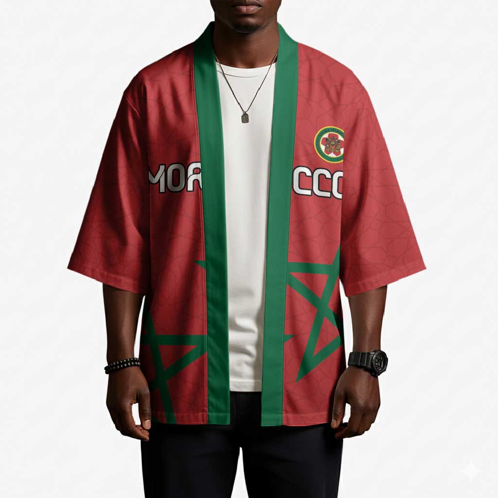 Custom Morocco Heritage Football Kimono Road To Champion