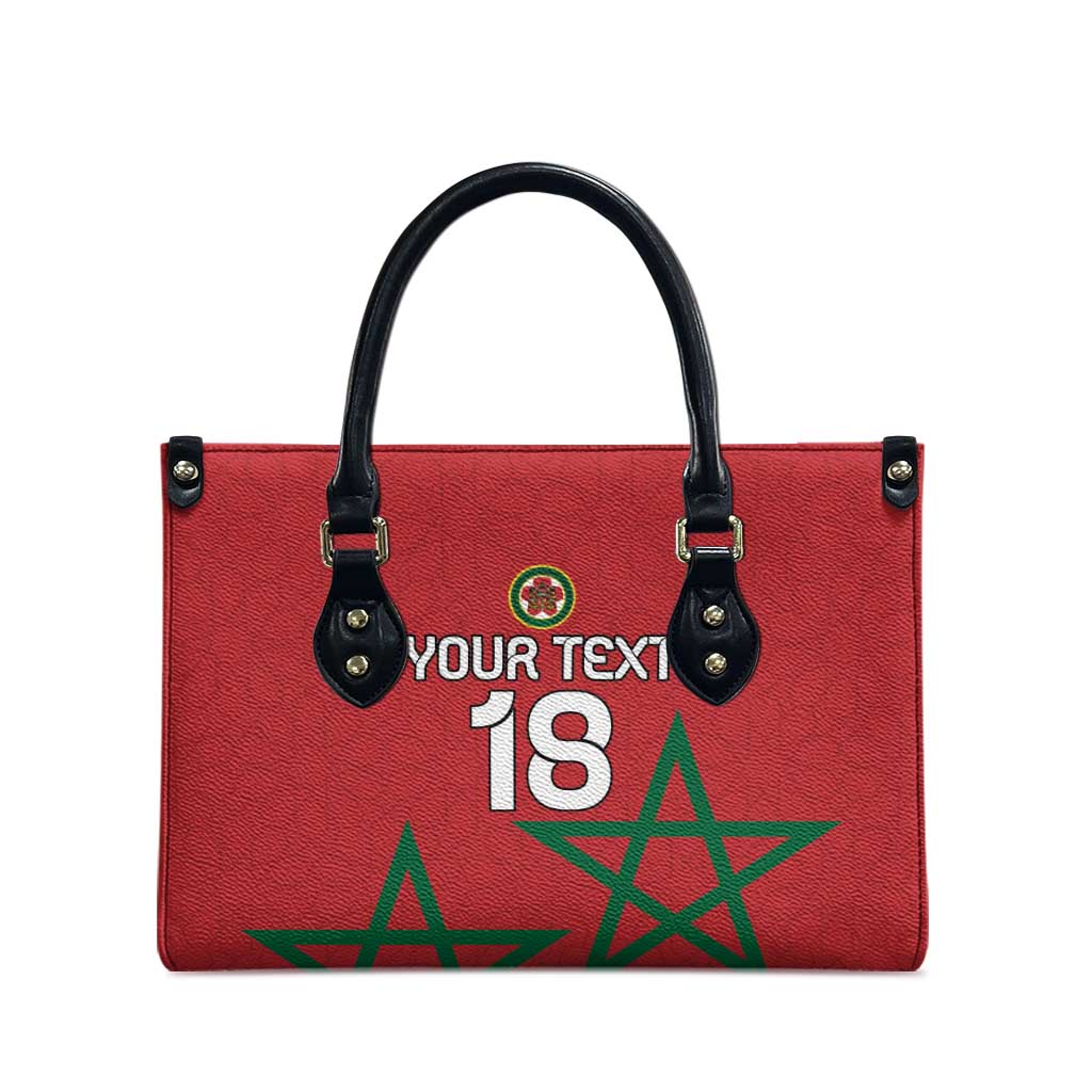 Custom Morocco Heritage Football Leather Bag Road To Champion