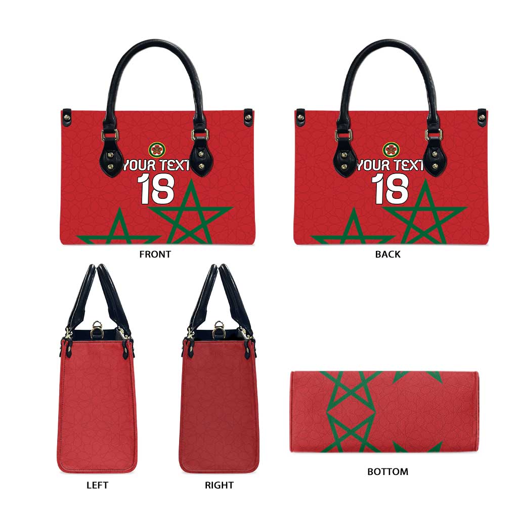 Custom Morocco Heritage Football Leather Bag Road To Champion