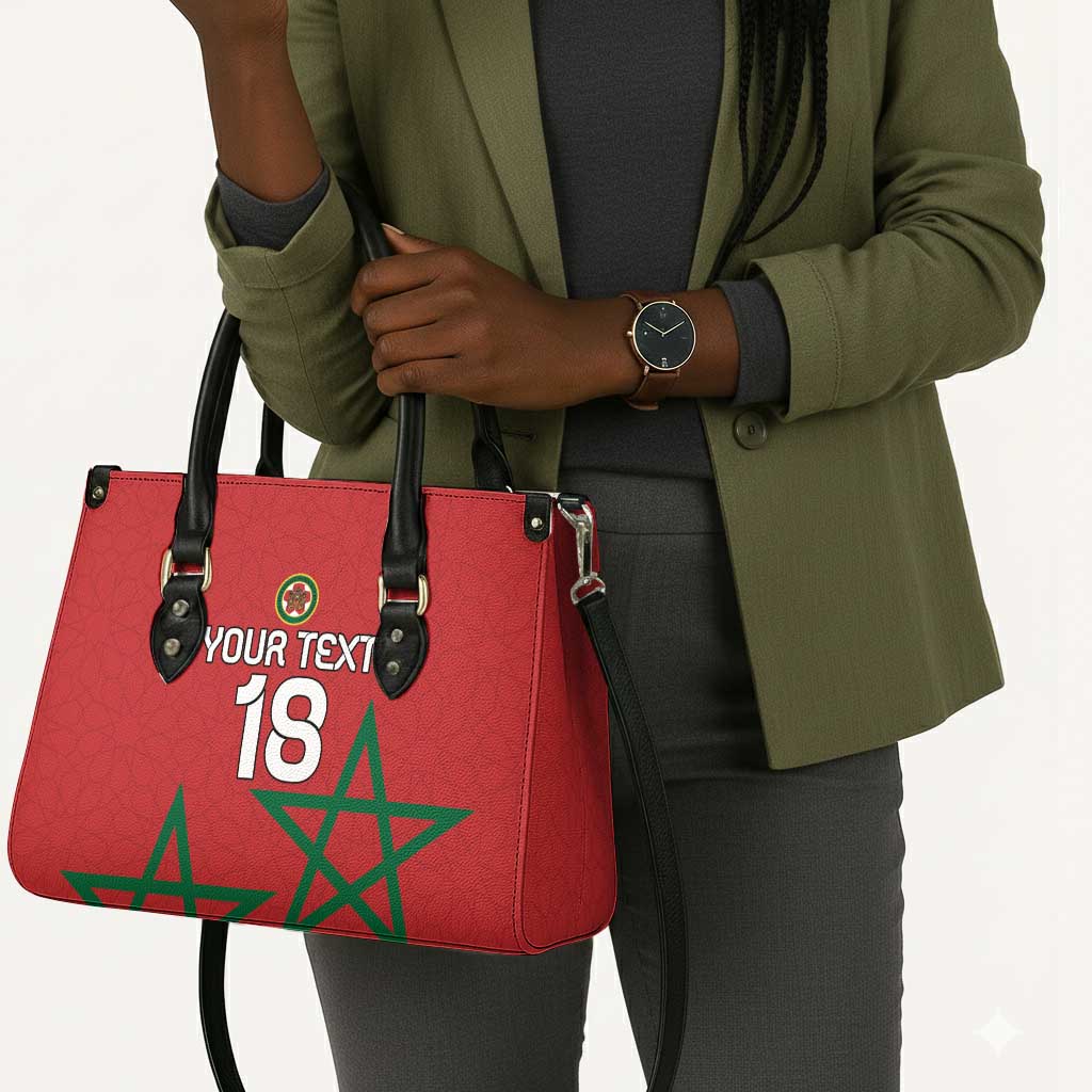 Custom Morocco Heritage Football Leather Bag Road To Champion