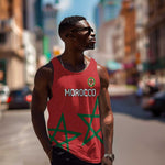 Custom Morocco Heritage Football Men Tank Top Road To Champion