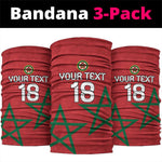 Custom Morocco Heritage Football Neck Gaiter Road To Champion