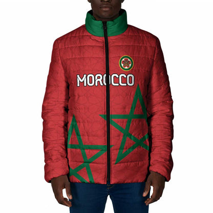Custom Morocco Heritage Football Padded Jacket Road To Champion