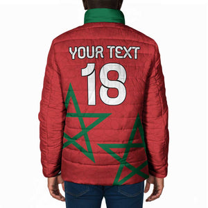 Custom Morocco Heritage Football Padded Jacket Road To Champion