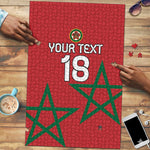 Custom Morocco Heritage Football Puzzle Road To Champion