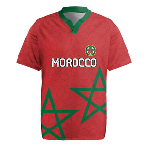 Custom Morocco Heritage Football Rugby Jersey Road To Champion