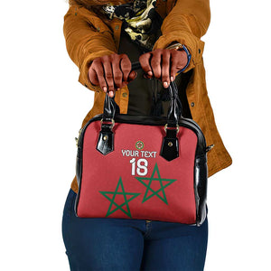 Custom Morocco Heritage Football Shoulder Handbag Road To Champion
