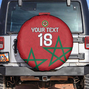 Custom Morocco Heritage Football Spare Tire Cover Road To Champion