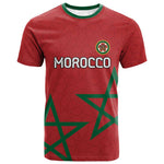 Custom Morocco Heritage Football T shirt Road To Champion