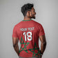Custom Morocco Heritage Football T shirt Road To Champion