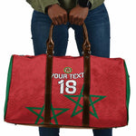 Custom Morocco Heritage Football Travel Bag Road To Champion