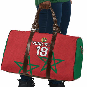 Custom Morocco Heritage Football Travel Bag Road To Champion