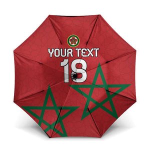 Custom Morocco Heritage Football Umbrella Road To Champion