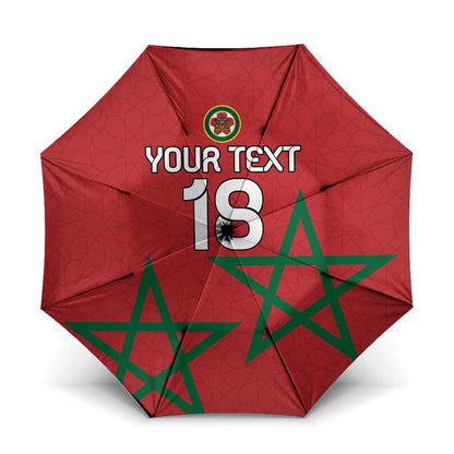 Custom Morocco Heritage Football Umbrella Road To Champion