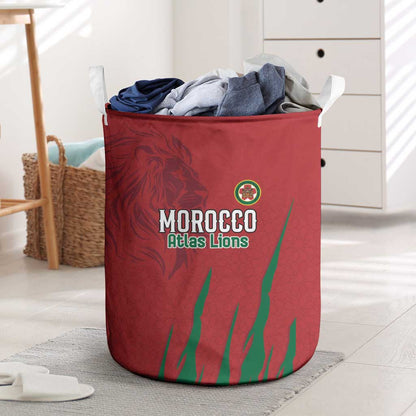 Morocco Football Laundry Basket Atlas Lions Road To Champion