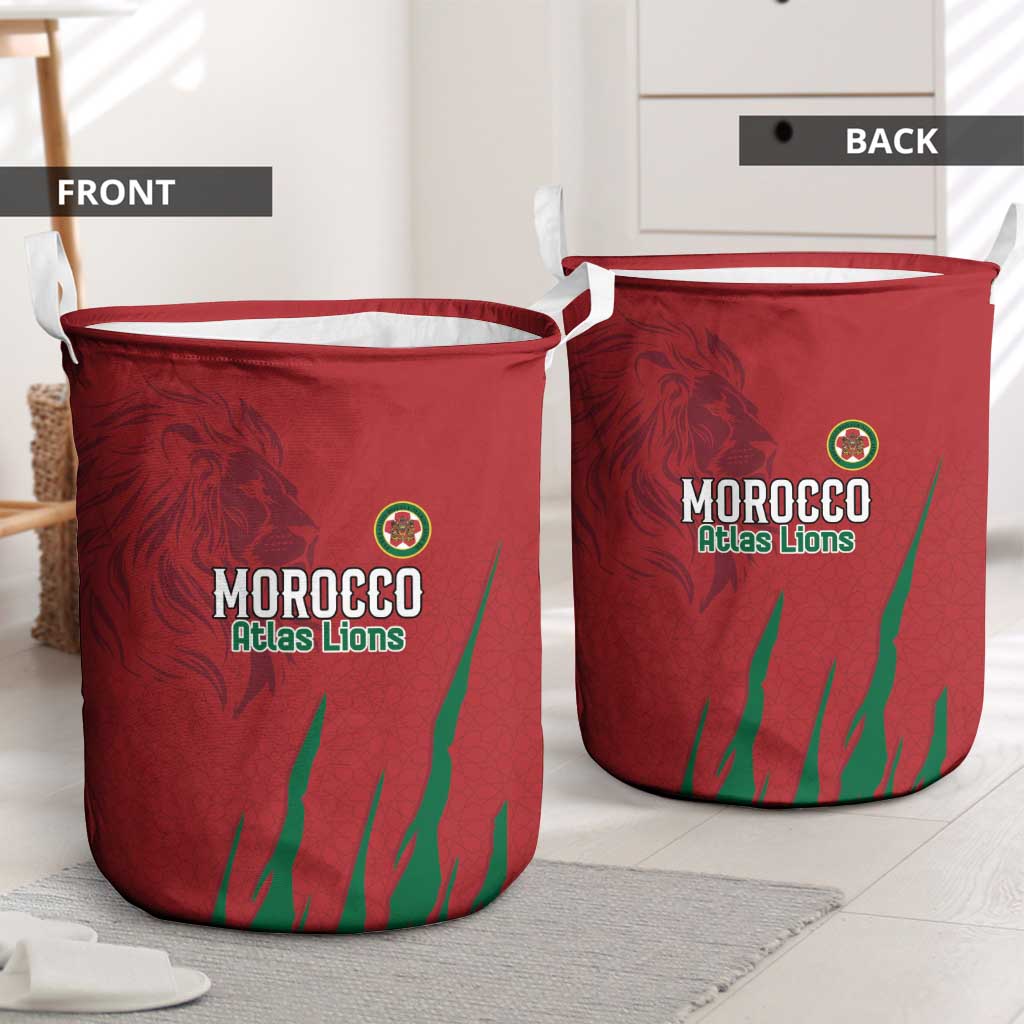 Morocco Football Laundry Basket Atlas Lions Road To Champion