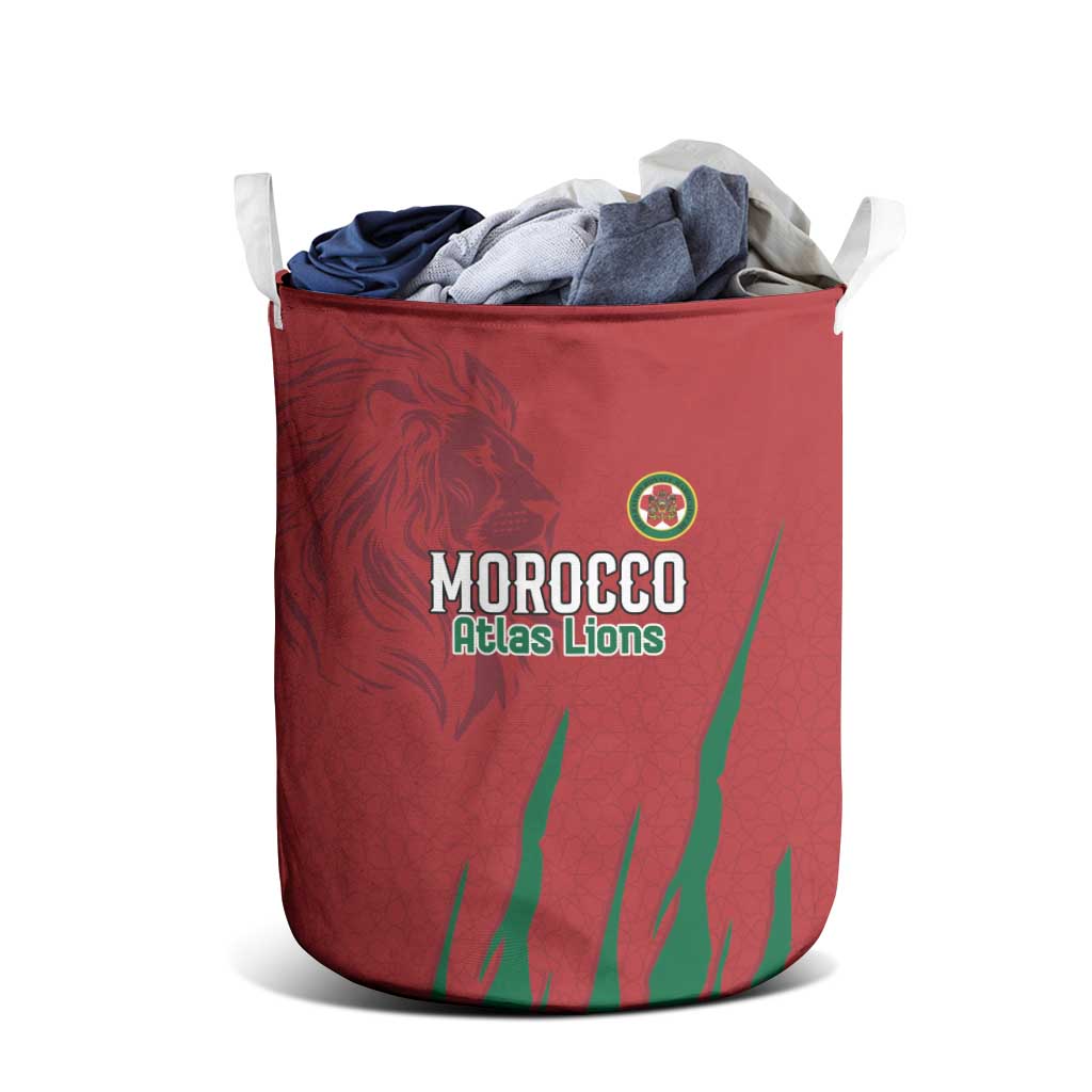 Morocco Football Laundry Basket Atlas Lions Road To Champion
