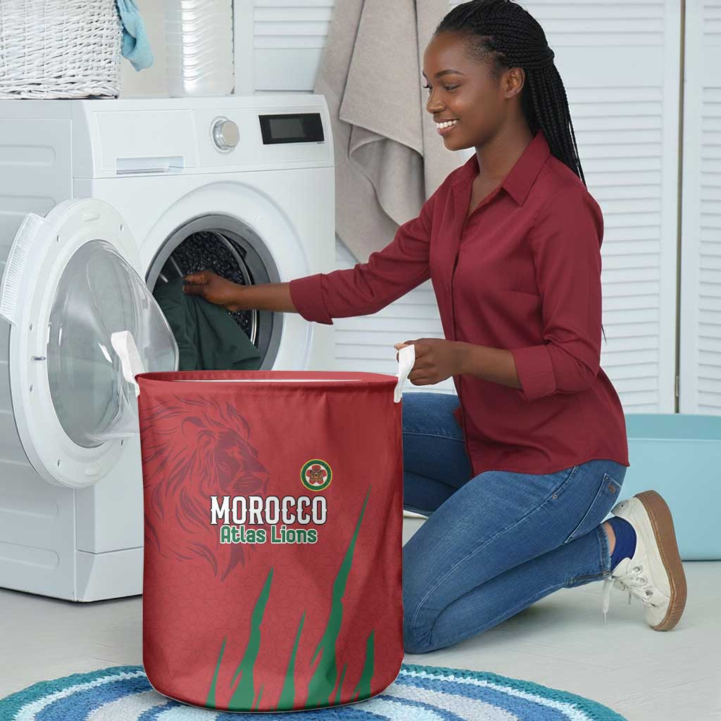 Morocco Football Laundry Basket Atlas Lions Road To Champion