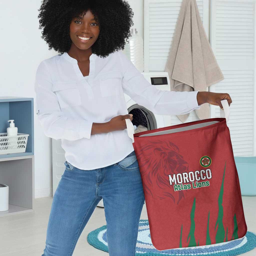Morocco Football Laundry Basket Atlas Lions Road To Champion