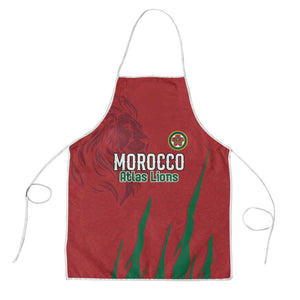 Morocco Football Apron Atlas Lions Road To Champion