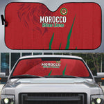 Morocco Football Auto Sun Shade Atlas Lions Road To Champion