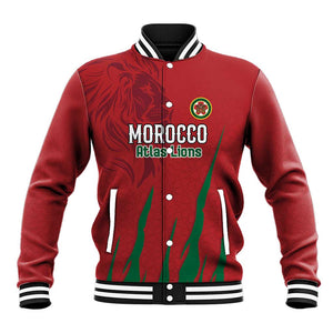 Custom Morocco Football Baseball Jacket Atlas Lions Road To Champion