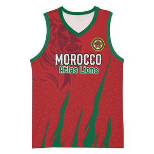 Custom Morocco Football Basketball Jersey Atlas Lions Road To Champion