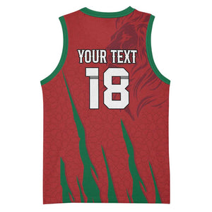 Custom Morocco Football Basketball Jersey Atlas Lions Road To Champion