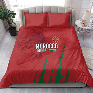 Morocco Football Bedding Set Atlas Lions Road To Champion