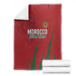 Morocco Football Blanket Atlas Lions Road To Champion