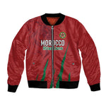 Custom Morocco Football Bomber Jacket Atlas Lions Road To Champion
