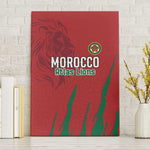 Morocco Football Canvas Wall Art Atlas Lions Road To Champion