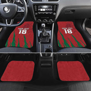 Custom Morocco Football Car Mats Atlas Lions Road To Champion