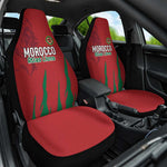 Morocco Football Car Seat Cover Atlas Lions Road To Champion