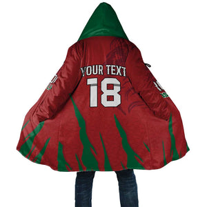 Custom Morocco Football Cloak Atlas Lions Road To Champion
